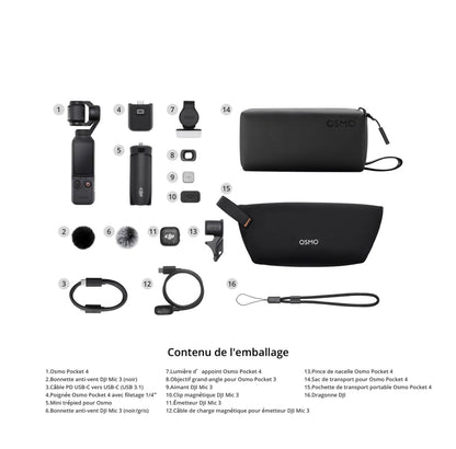Dji Osmo Pocket 4 combo creator