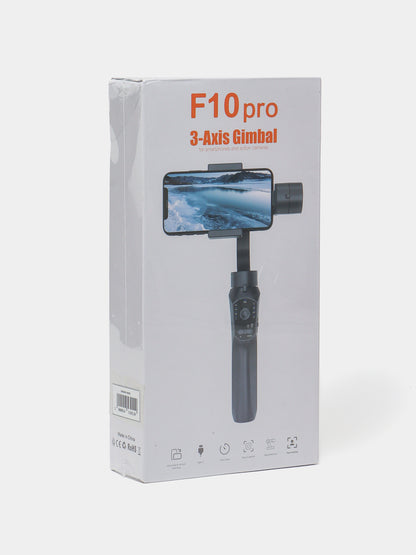 Stabilisateur de cardan à 3 axes F10 Pro pour smartphone et caméra d'action