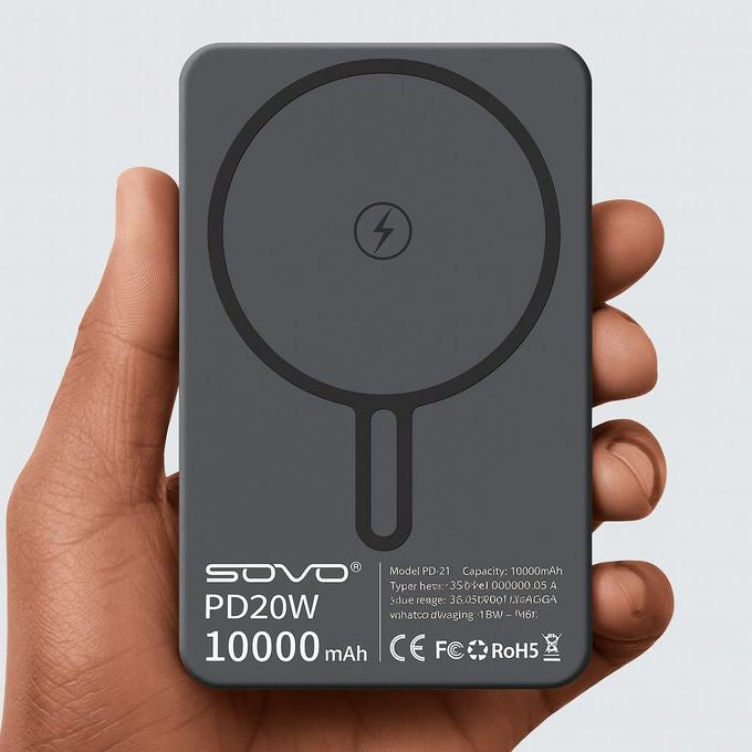 10000mAh chargeur magnétique sans fil batterie externe